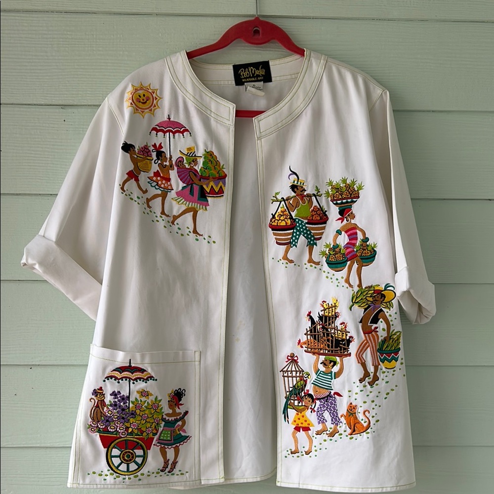 Bob Mackie Wearable Art Top - image 1